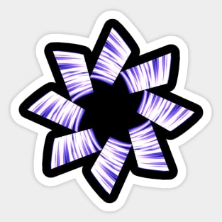 Purple Star Sticker